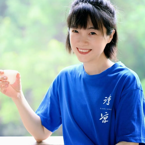QingLiang Blue Tee
