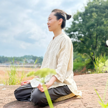 Linen Zen Top