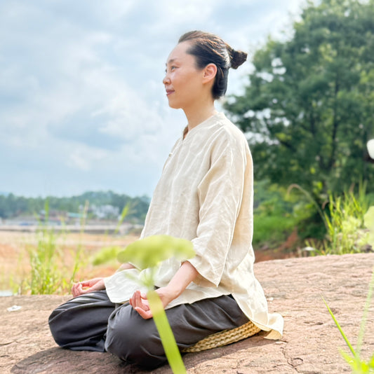 Linen Zen Top