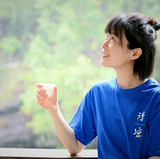 QingLiang Blue Tee